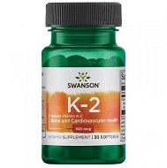 Vitamíny Swanson Vitamin K2 jako MK-7 Natural, 100 mcg, 30 softgelových kapslí - Vitamíny