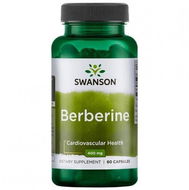 Swanson Berberine, 400 mg, 60 rostlinných kapslí - Doplněk stravy