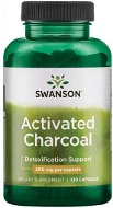 Swanson Activated Charcoal (Aktívne uhlie), 520 mg, 120 kapsúl - Doplnok stravy