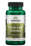 Swanson Olive Leaf Extract 750 mg Super Strength (Extrakt z olivových listů), 60 kapslí - Doplnok stravy