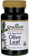 Swanson Full Spectrum Olive Leaf, 400mg (Olive Leaf Extract), 60 capsules - Dietary Supplement