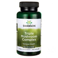 Swanson Swanson, Triple Mushroom Complex (Maitake, Reishi, Shiitake), 60 kapsúl - Doplnok stravy