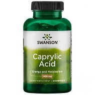 Swanson Caprylic Acid (Kyselina kaprylová), 600 mg, 60 kapsúl - Doplnok stravy