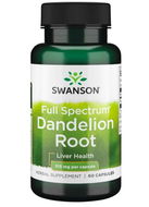 Swanson Dandelion Root (Pampeliška kořen), 515 mg, 60 kapslí - Doplněk stravy