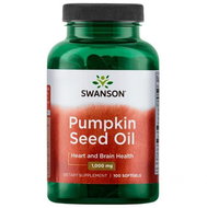 Swanson Pumpkin Seed Oil 1000 mg, 100 softgel capsules - Dietary Supplement