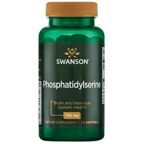 Swanson Phosphatidylserine (phosphatidylserine) 100 mg, 90 softgels - Dietary Supplement - Main image