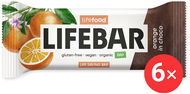 Lifefood Lifebar InChoco Pomerančová RAW BIO 6 x 40 g - Raw tyčinka