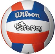 Wilson Super Soft Play Volleyball Red white blue - Volejbalová lopta