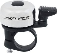 Force F Mini vas/fehér műanyag - Kerékpár csengő