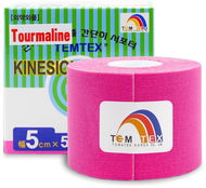 Kineziológiai tapasz Temtex Tourmaline pink 5 cm-es kineziológiai szalag - Tejp