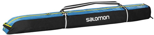 Salomon EXTEND 1P 165 + 20 SKIBAG BLACK / BL / YE - Ski Bag - Main image