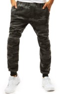 DSTREET Pánské tepláky camo maskáčové šedé - Tepláky