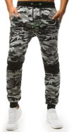 DSTREET Pánské tepláky CAMO II šedé - Tepláky