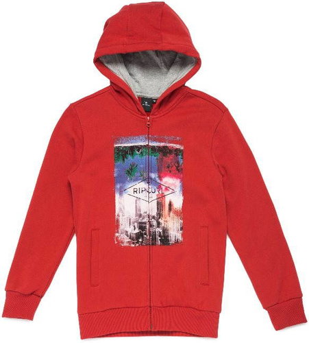 Rip Curl PHOTO FLEECE HZ Pompeian Red Ma 16 - Sweatshirt - Main image