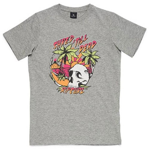 Rip Curl SKULL ISLAND SS TEE Concrete Marie 16 - T-Shirt - Main image