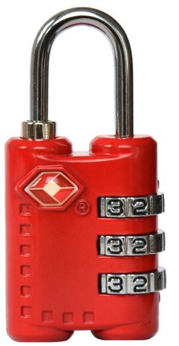 Padlocks TSA code lock red - Padlock - Main image
