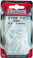 Harrows STAR SOFT 3 × 30 pcs in blister pack, white - Dart Tips