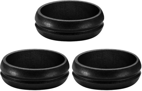 Mission F-Lock Rings - 4 × 3 pcs - black - F-Lock Ring - Main image