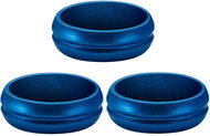 Mission F-Lock Rings - 4 × 3 pcs - blue - F-Lock Ring