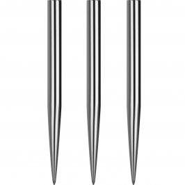 Mission Metal Glide Tips - Silver - 2 × 30 mm - Dart Tips - Main image