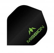 Mission Squadrons Logo - Black/Green F2505 2 pcs - Dart Flights