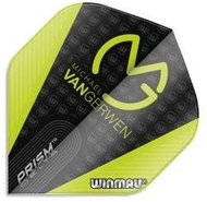 Winmau Squadrons Prism Delta - Michael van Gerwen - Black and Green W6915.207 3 pcs - Dart Flights