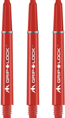 Mission GripLock handles - medium - red 3 pcs - Dart Shafts - Main image