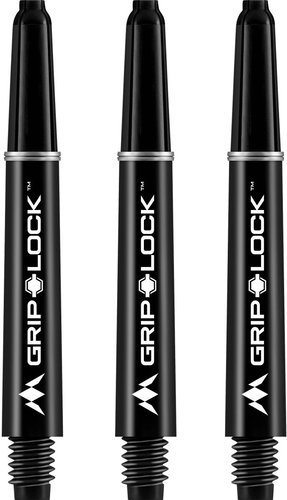 Mission GripLock handles - midi - black 2 pcs - Dart Shafts - Main image