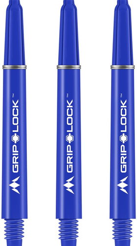 Mission GripLock handles - midi - blue 3 pcs - Dart Shafts - Main image