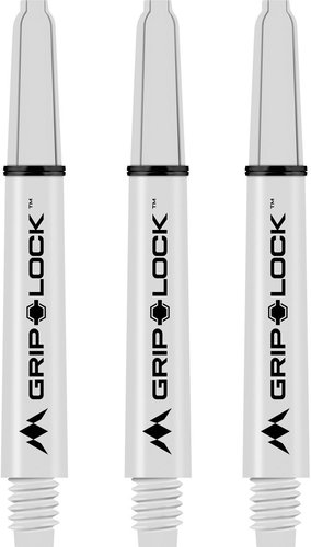 Mission GripLock handles - midi - white 3 pcs - Dart Shafts - Main image