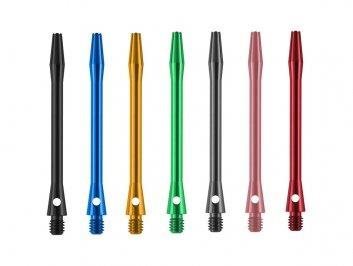 Designa Handles Anodised Aluminium - long - black 3 pcs - Dart Shafts - Main image