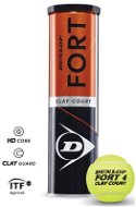 Fort Dunlop Clay Court Tennis Balls - Tennis Ball