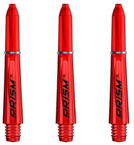 Winmau Handles Prism 1.0 - short - red 3 pcs - Dart Shafts - Main image