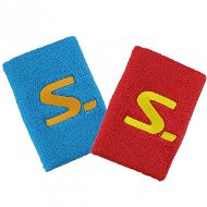 Salming Wristband Short 2 pack Red/Blue - Potítko