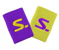 Salming Wristband Short 2 pack Purple/Yellow - Potítko