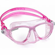 Children's mask Cressi MOON 5-12 years, pink/white - Snorkel Mask