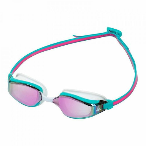 Aqua Sphere FASTLANE titanium. mirrored glass, pink - Swimming Goggles - Main image