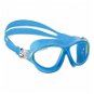 Cressi MINI COBRA, children's, 7-15 years clear glass, blue/lime - Swimming Goggles