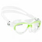 Cressi MINI COBRA, children's, 7-15 years clear glass, lime - Swimming Goggles