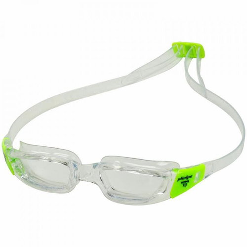 Michael Phelps TIBURON JUNIOR clear glass, lime - Swimming Goggles - Main image