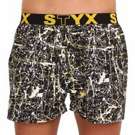 Styx B1355 - black and yellow, sizing. M - Boxer Shorts