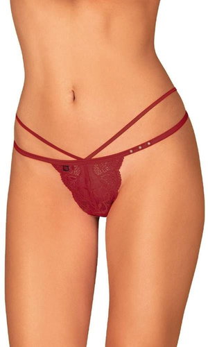 Obsessive Ivetta - red, sg. L - Thong - Main image