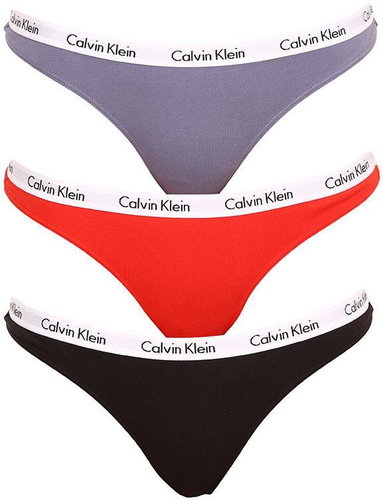 Calvin Klein 3Pack QD3800E-1CX - Thong - Main image
