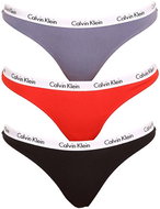 Calvin Klein 3Pack QD3800E-1CX, size 3XL - Thong