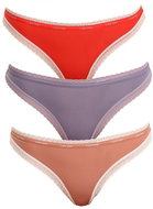 Calvin Klein 3Pack QD3802E-147, sizing. S - Thong