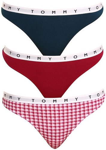 Tommy Hilfiger 3Pack UW0UW02521 0XR, sizing. M - Thong - Main image