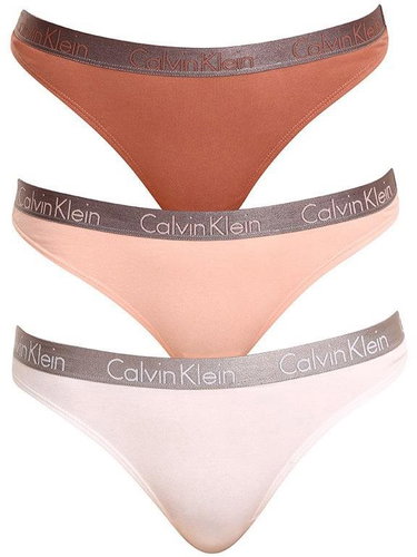 Calvin Klein 3Pack QD3560E-1CZ, sizing. S - Thong - Main image