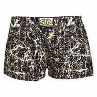 Styx J1355 - black and yellow, size 4-5 years - Boxer Shorts