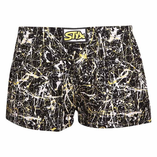Styx J1355 - black and yellow, size 4-5 years - Boxer Shorts - Main image