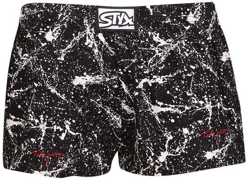 Styx J1354 - black and white, size 12-14 years - Boxer Shorts - Main image